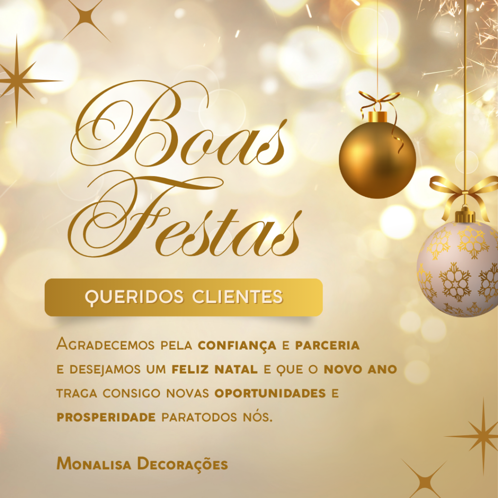 Banner de Boas Festas Monalisa Capas